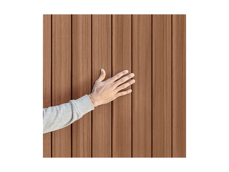 Casetta da giardino in resina DARWIN 46 - 2,2 m² - Marrone