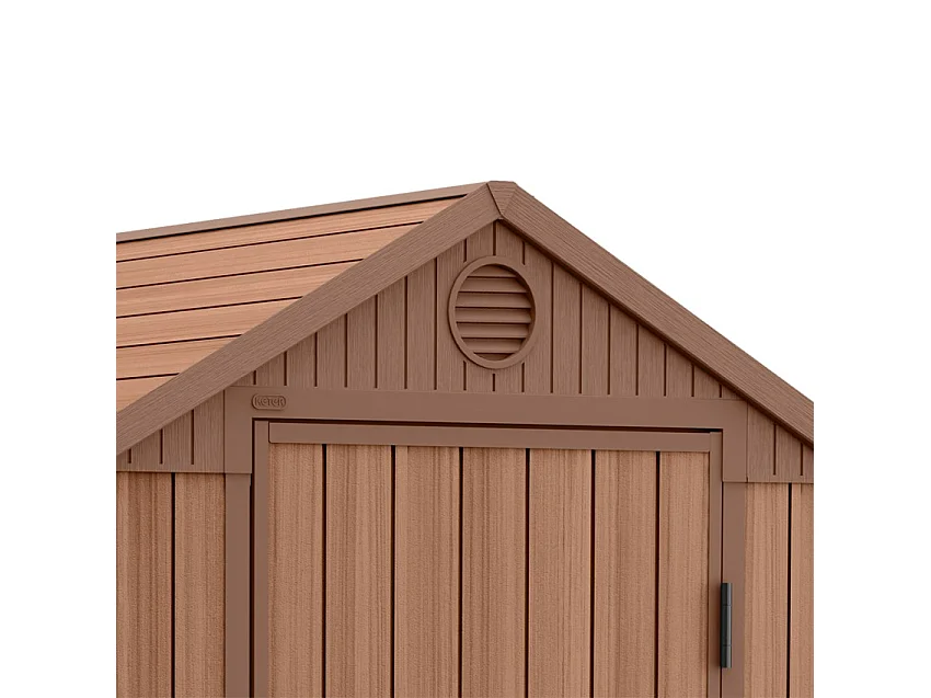 Abri jardin résine "Darwin 46" - 2.2 m² - 125.8 x 184.5 x 205 cm - Marron