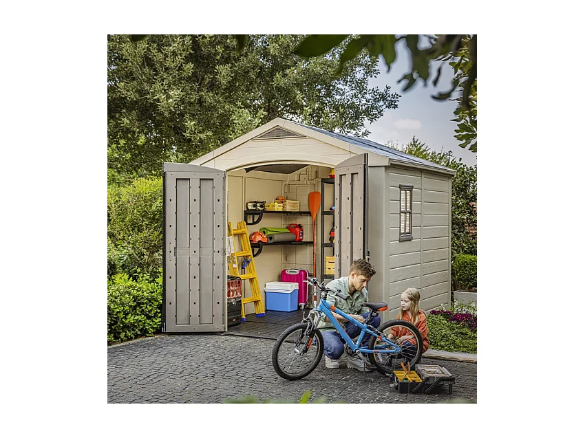 Gerätehaus Factor 66 Beige