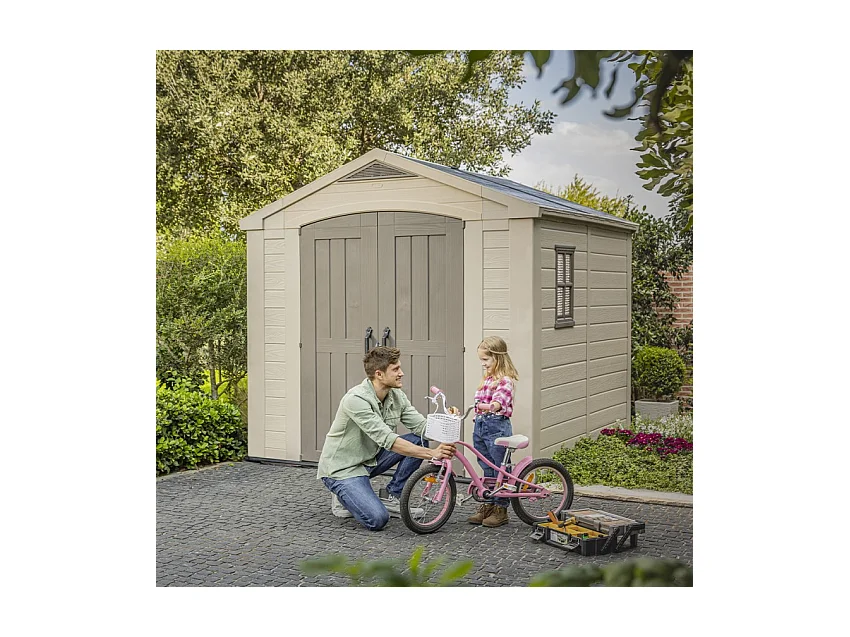 Gerätehaus Factor 66 Beige