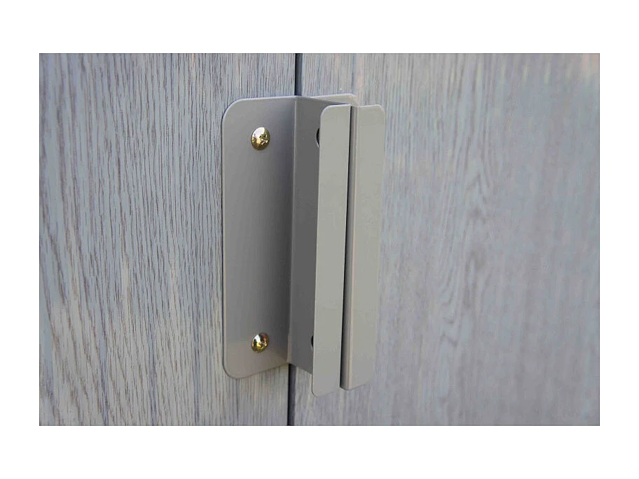 Casetta da giardino in metallo - LEGNO VECCHIO - 7,3 m²