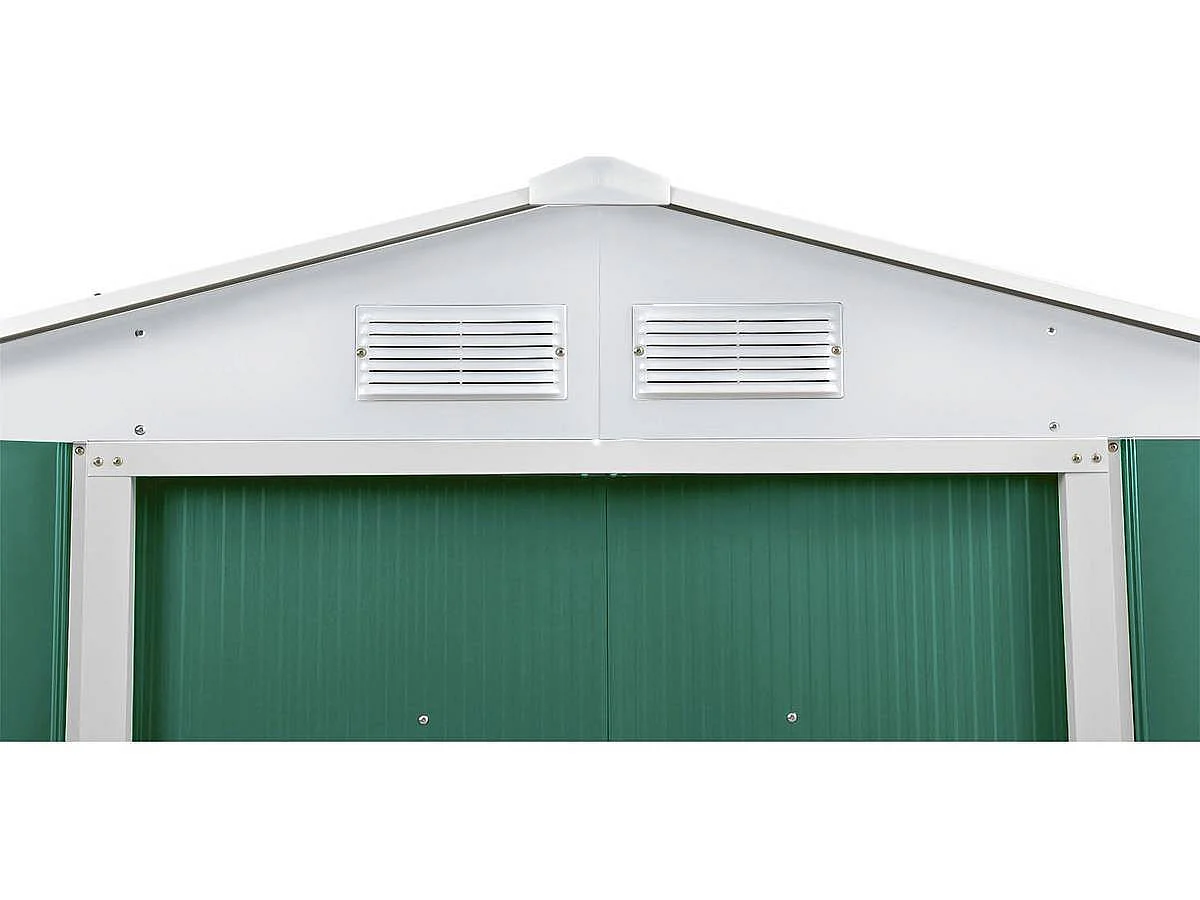 Gerätehaus aus Metall "Rosas" - 4,07 M² - Grün