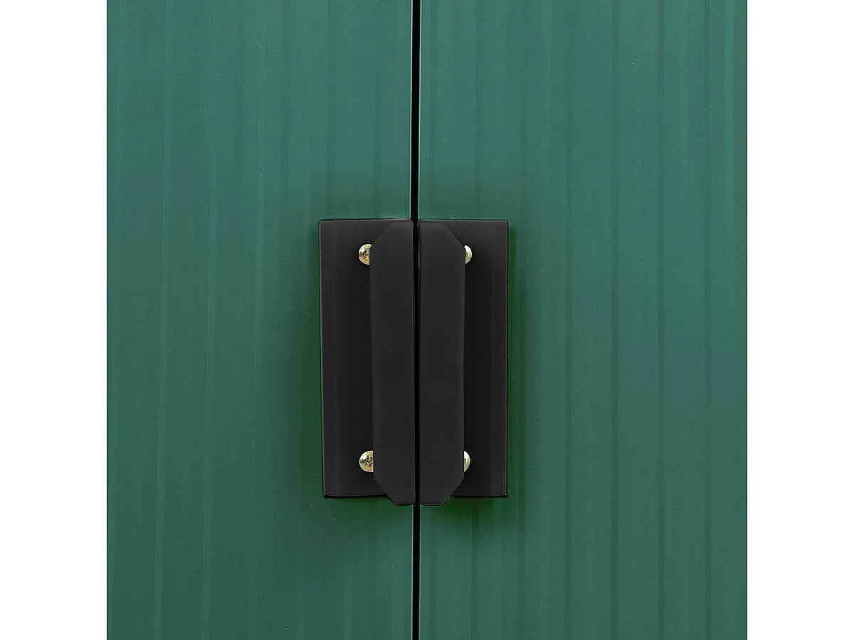 Gerätehaus aus Metall "Rosas" - 4,07 M² - Grün