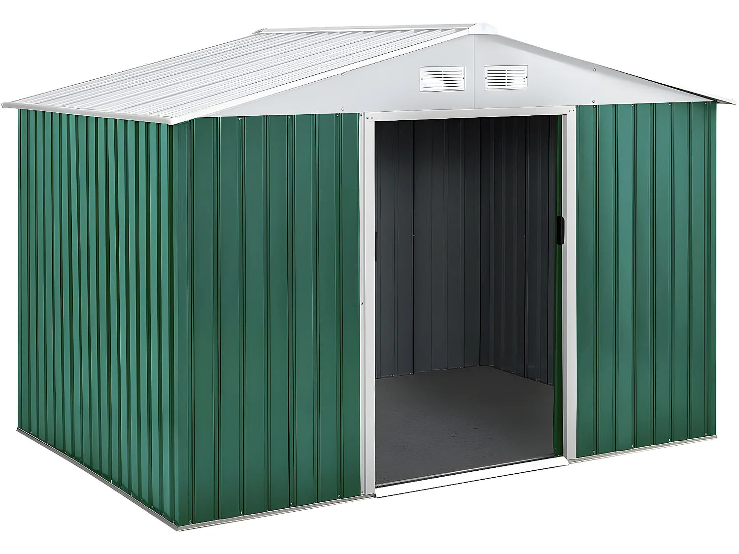 Tuinhuisje metaal "Rosas" - 4,07 m² - Groen