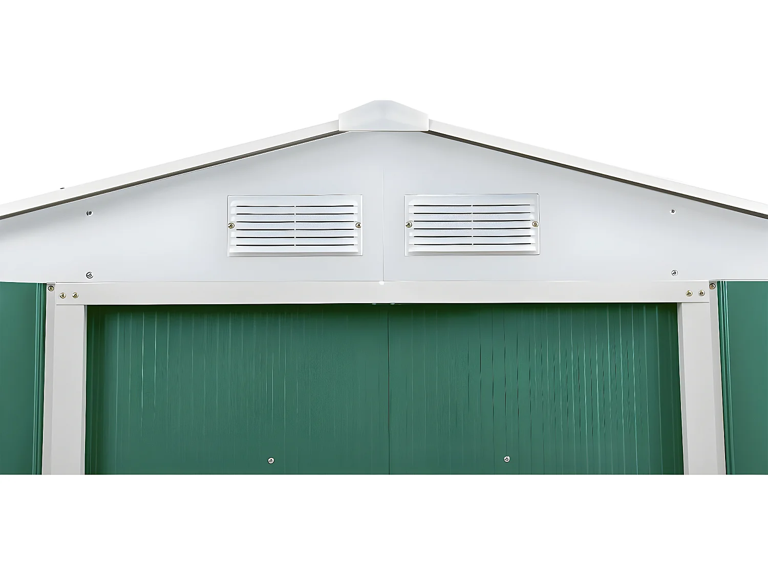 Tuinhuisje metaal "Rosas" - 4,07 m² - Groen