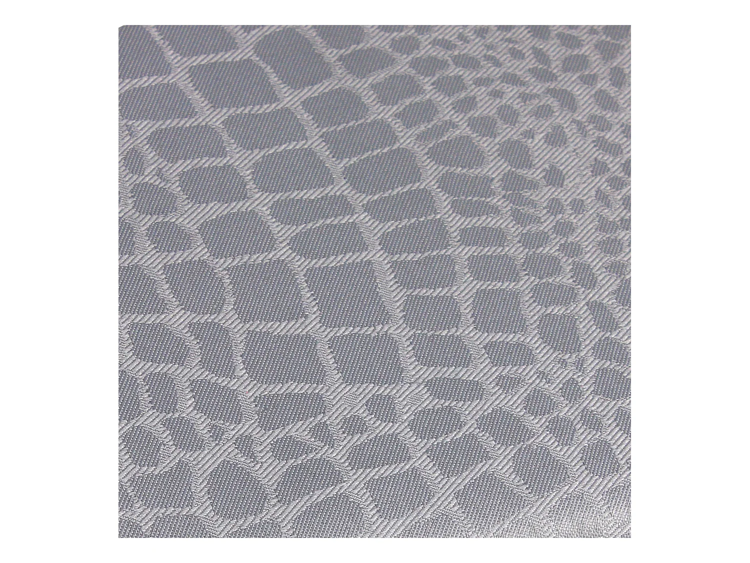 Nappe ronde 180 cm Jacquard 100% polyester LOUNGE perle