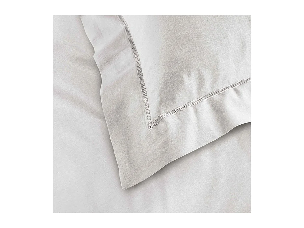 Taie d'Oreiller "Lina" 63x63cm Blanc