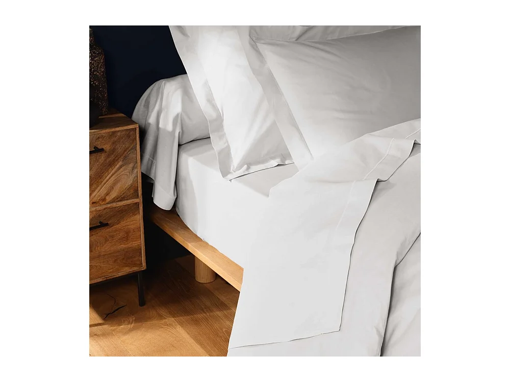 Taie d'Oreiller "Lina" 63x63cm Blanc