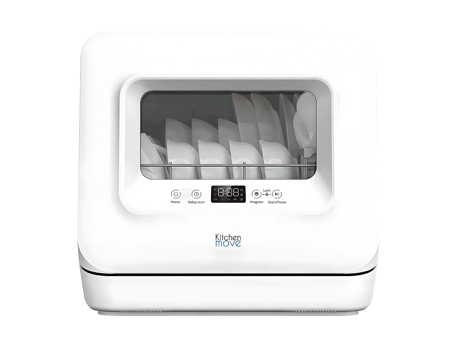 Mini lave vaisselle compact WASHCLEAN Blanc Plastique 7.5L