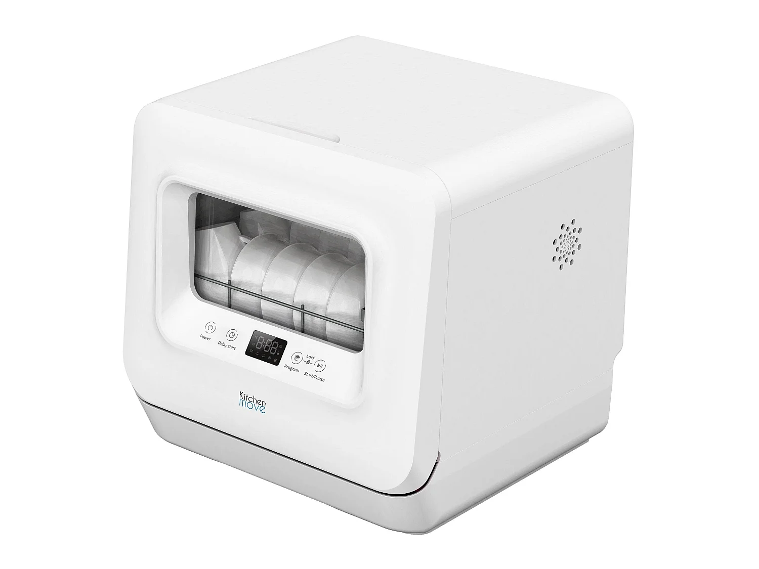 Mini lave vaisselle compact WASHCLEAN Blanc ABS 3 couverts