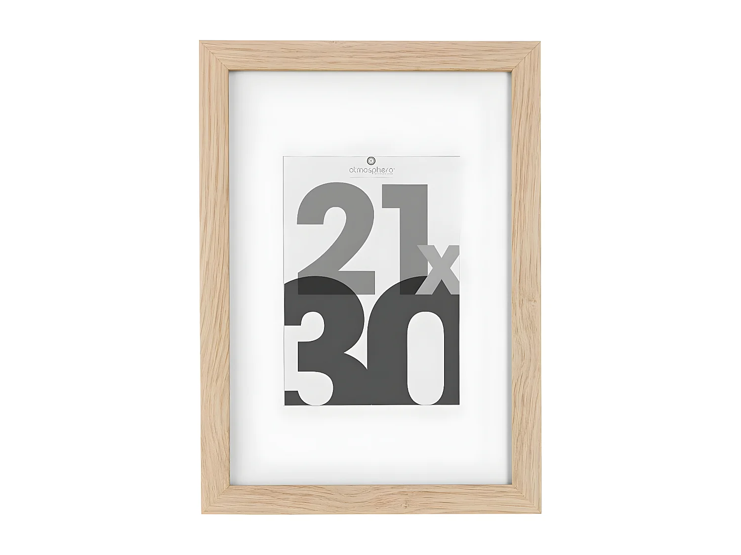 Cadre photo en Bois Naturel pour Photo 21 x 30 cm