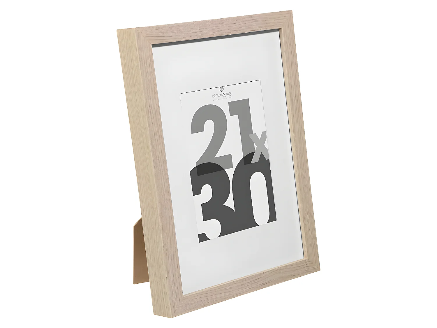 Cadre photo en Bois Naturel pour Photo 21 x 30 cm