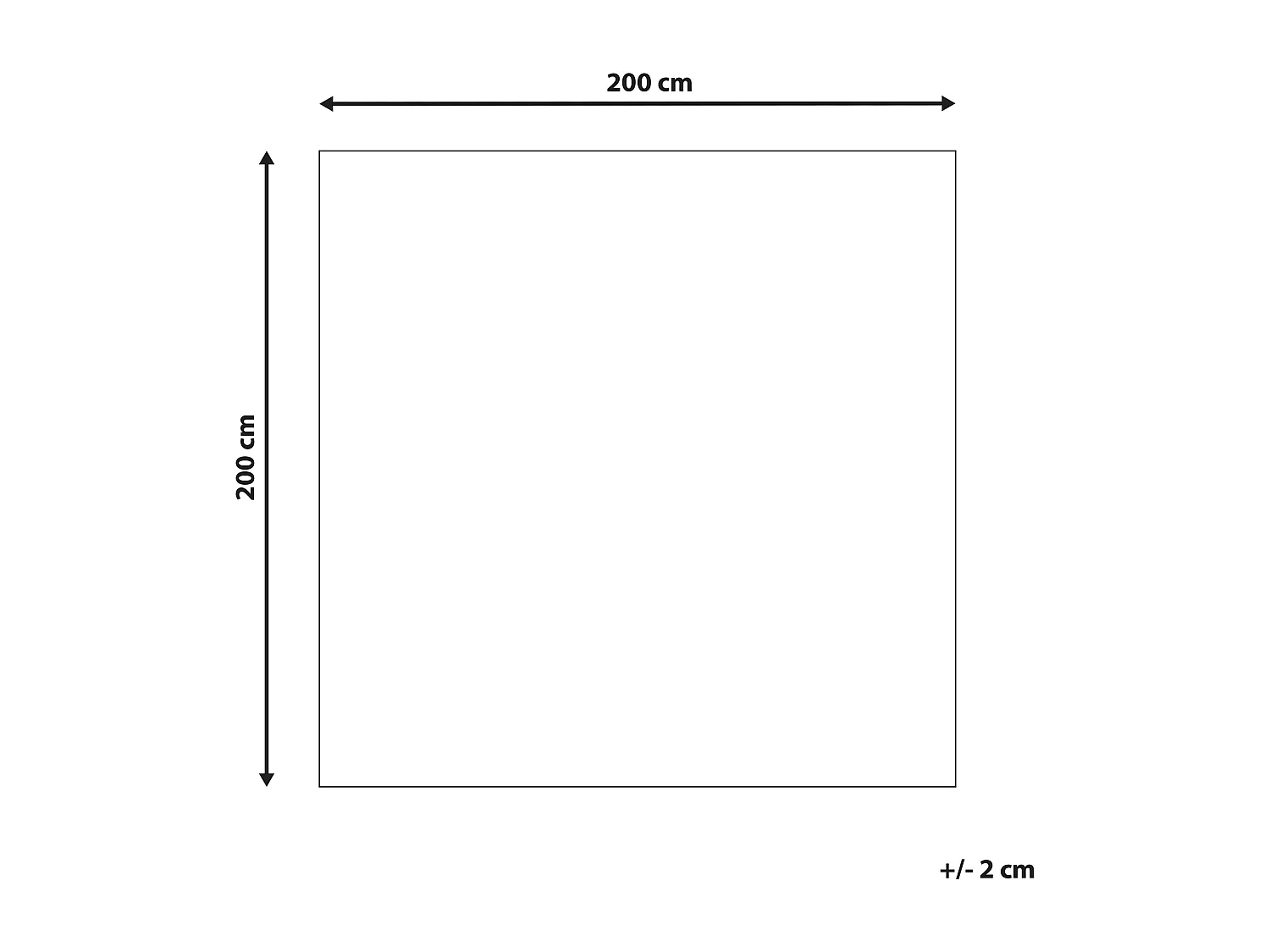 Vloerkleed vintage meerkleurig 200 x 200 cm FINIKE