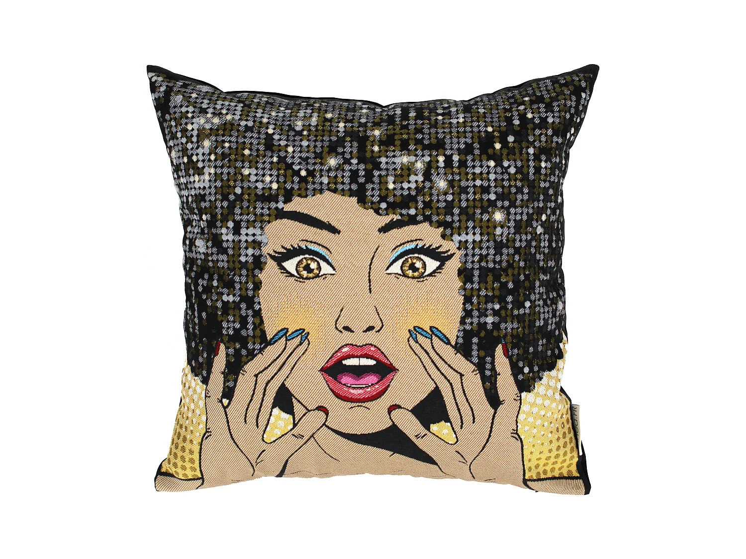 Housse de coussin 45x45 cm RHIANA Jaune