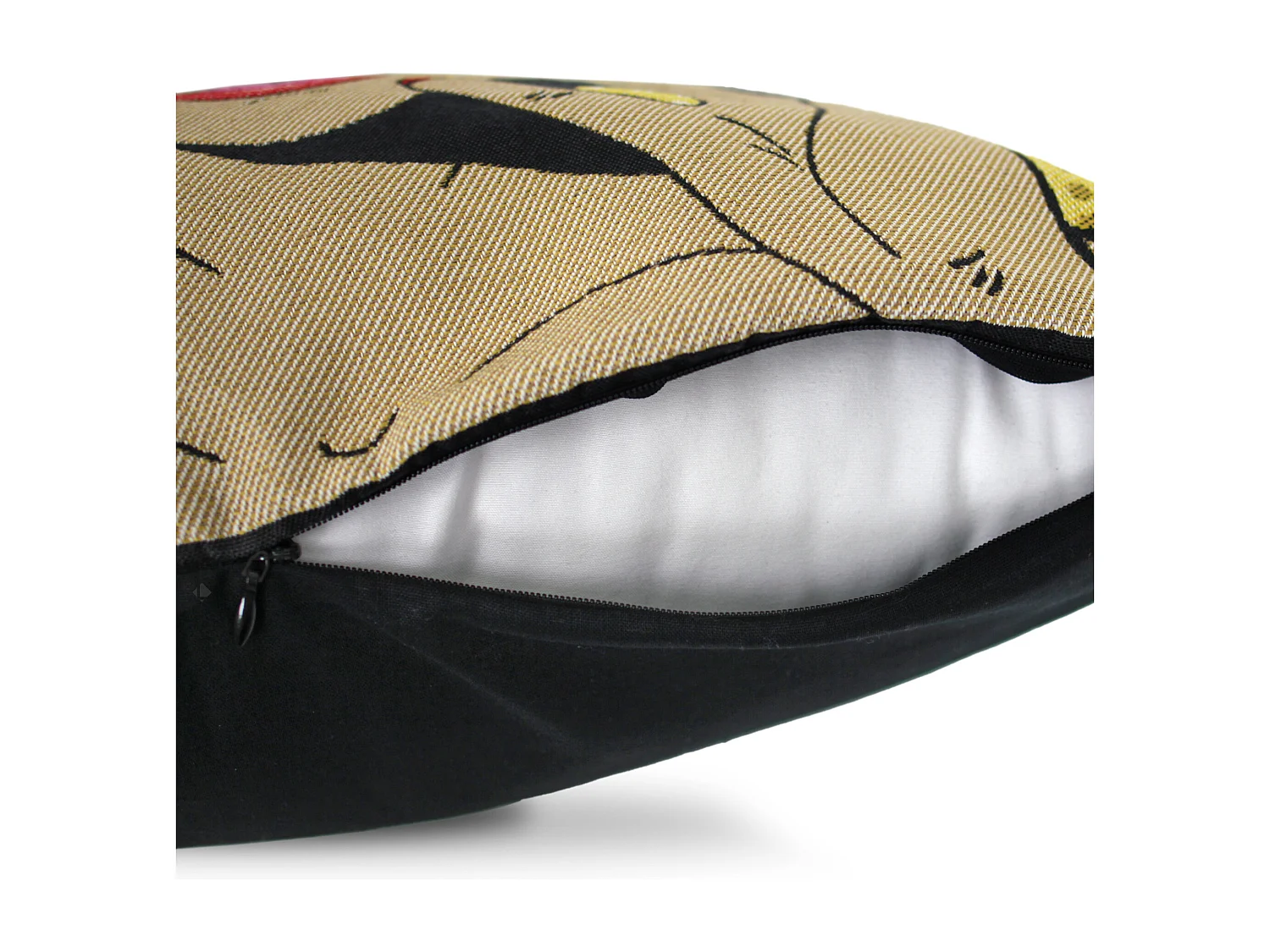 Housse de coussin 45x45 cm RHIANA Jaune