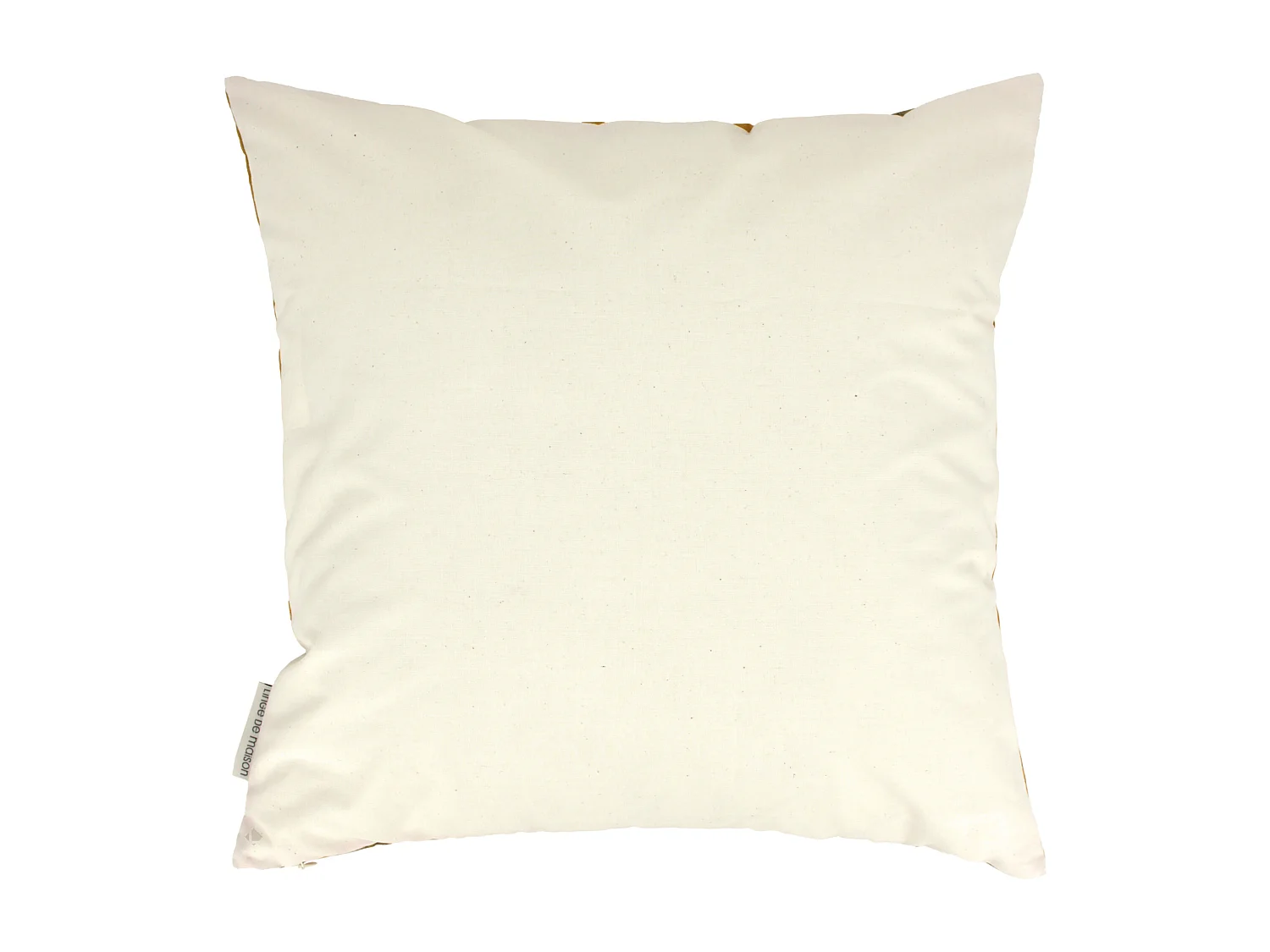 Housse de coussin 45x45 cm TAO marron Cacahuète