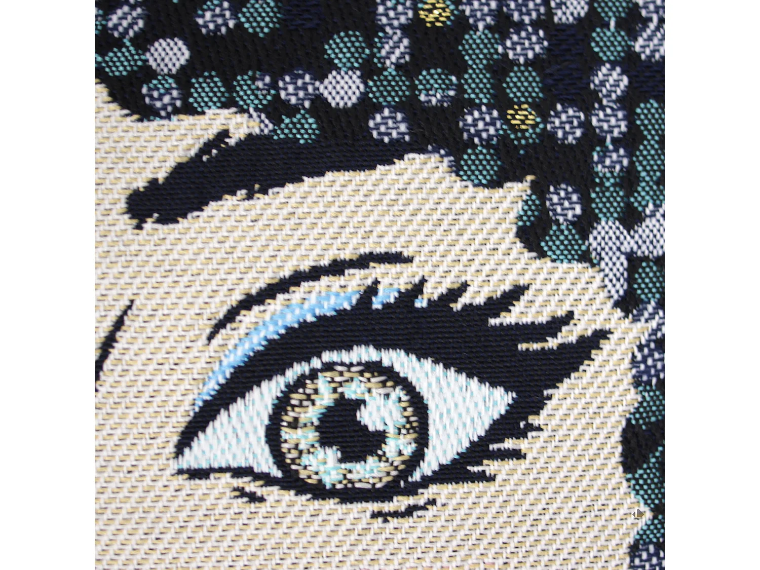 Housse de coussin 45x45 cm RHIANA Bleu