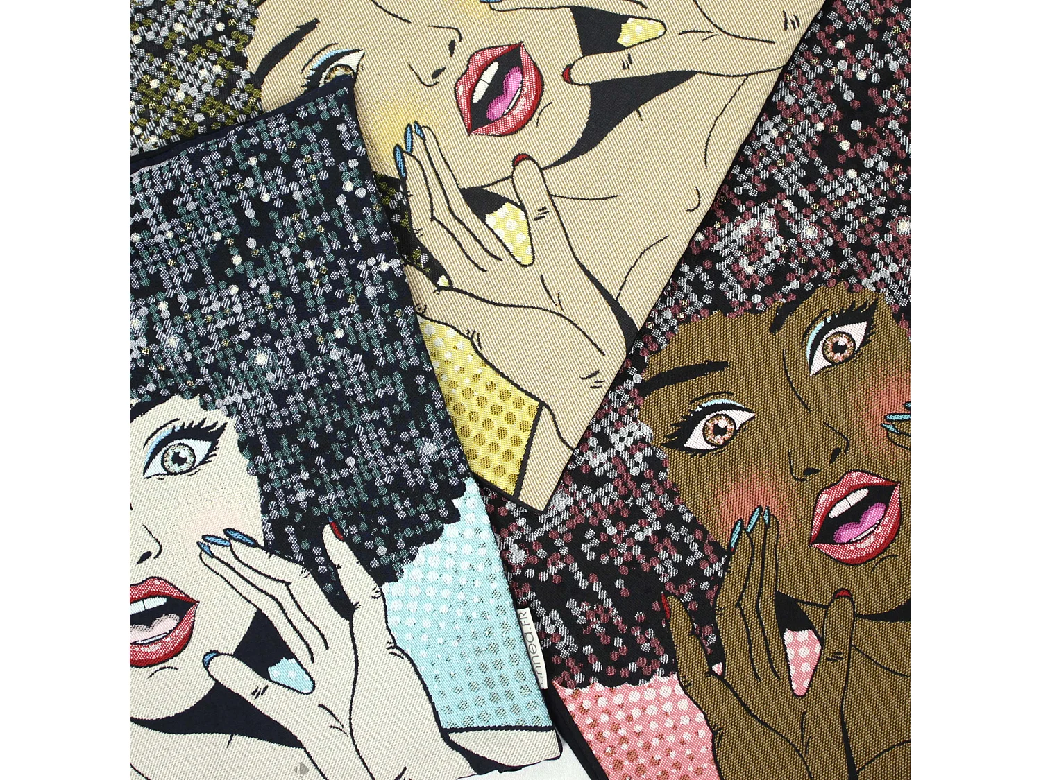 Housse de coussin 45x45 cm RHIANA Bleu