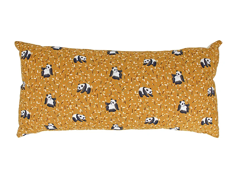 Housse de coussin 30x60 cm TAO marron Cacahuète