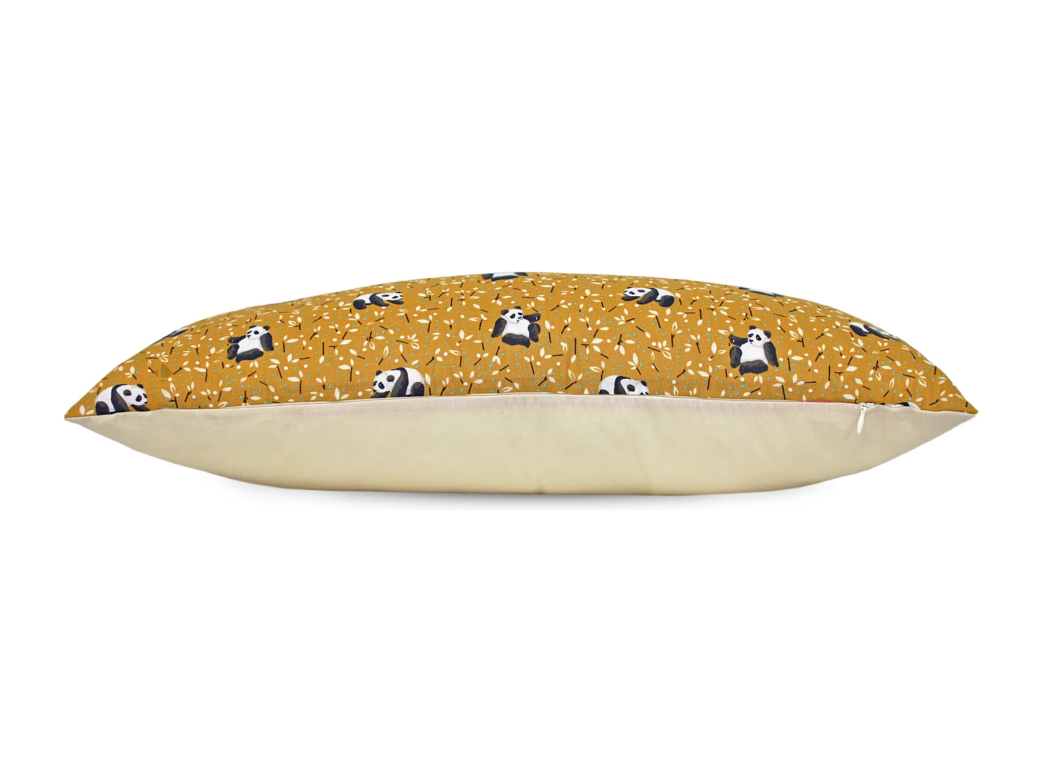 Housse de coussin 30x60 cm TAO marron Cacahuète