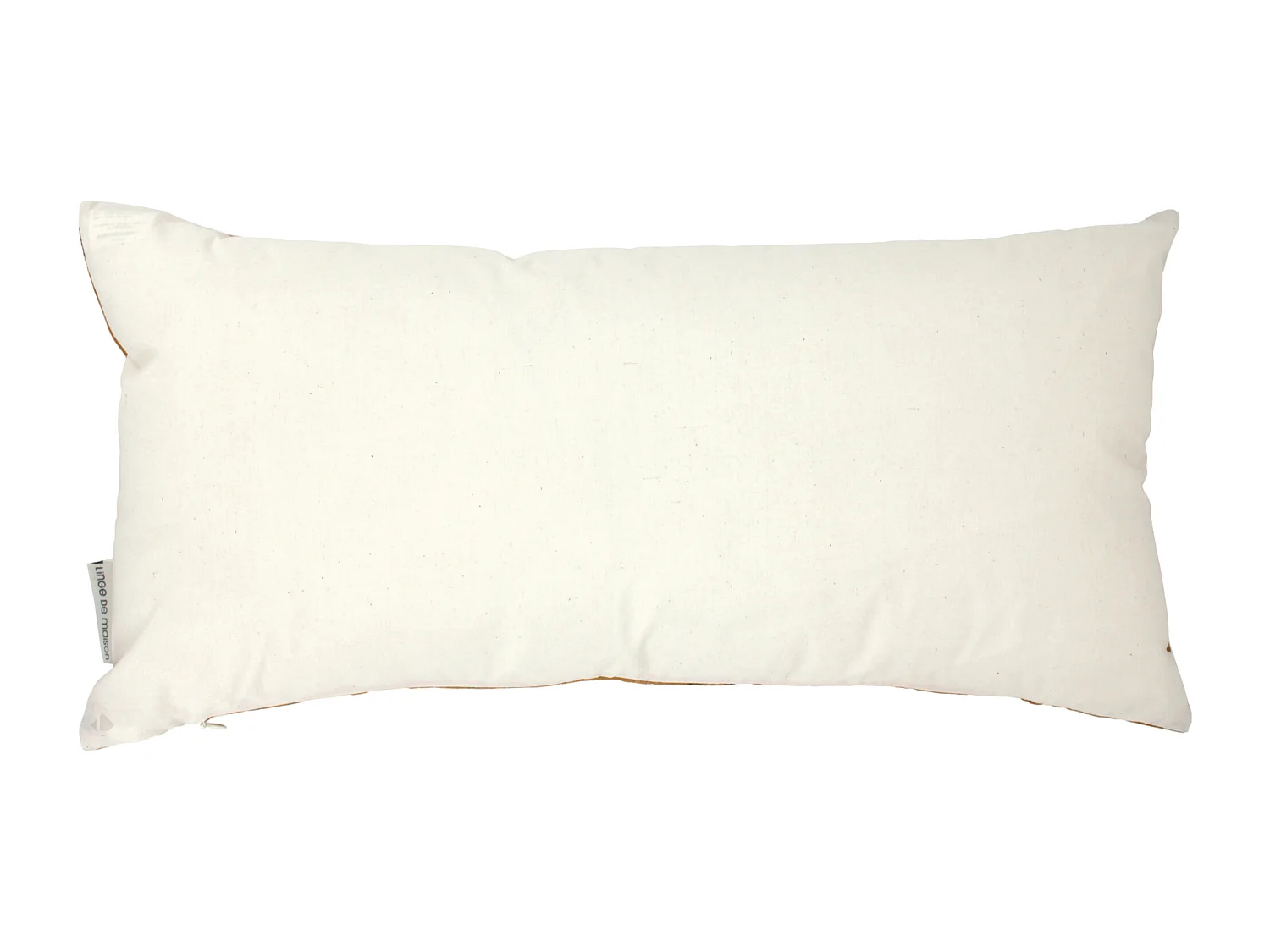 Housse de coussin 30x60 cm TAO marron Cacahuète