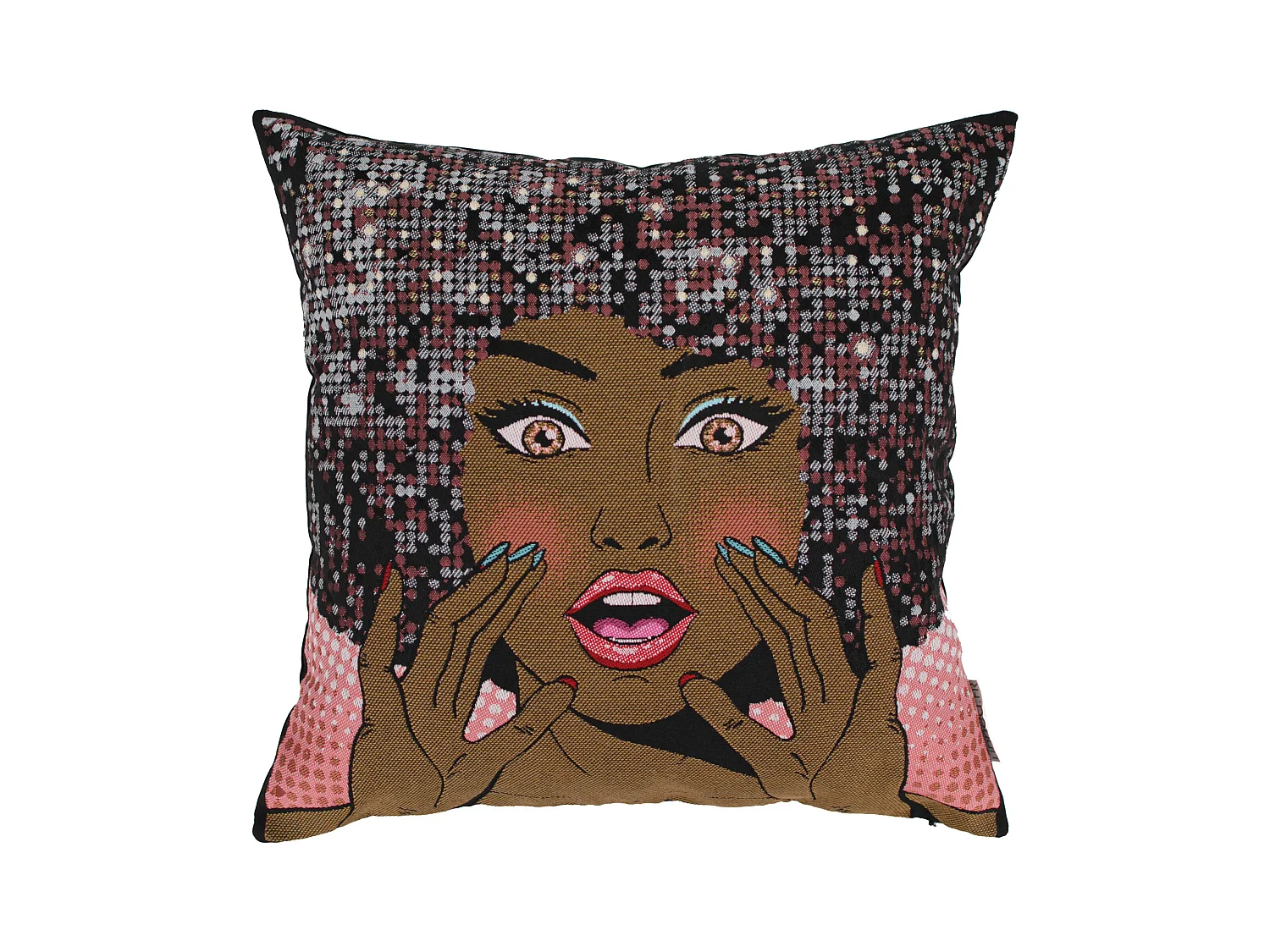 Housse de coussin 45x45 cm RHIANA Rose