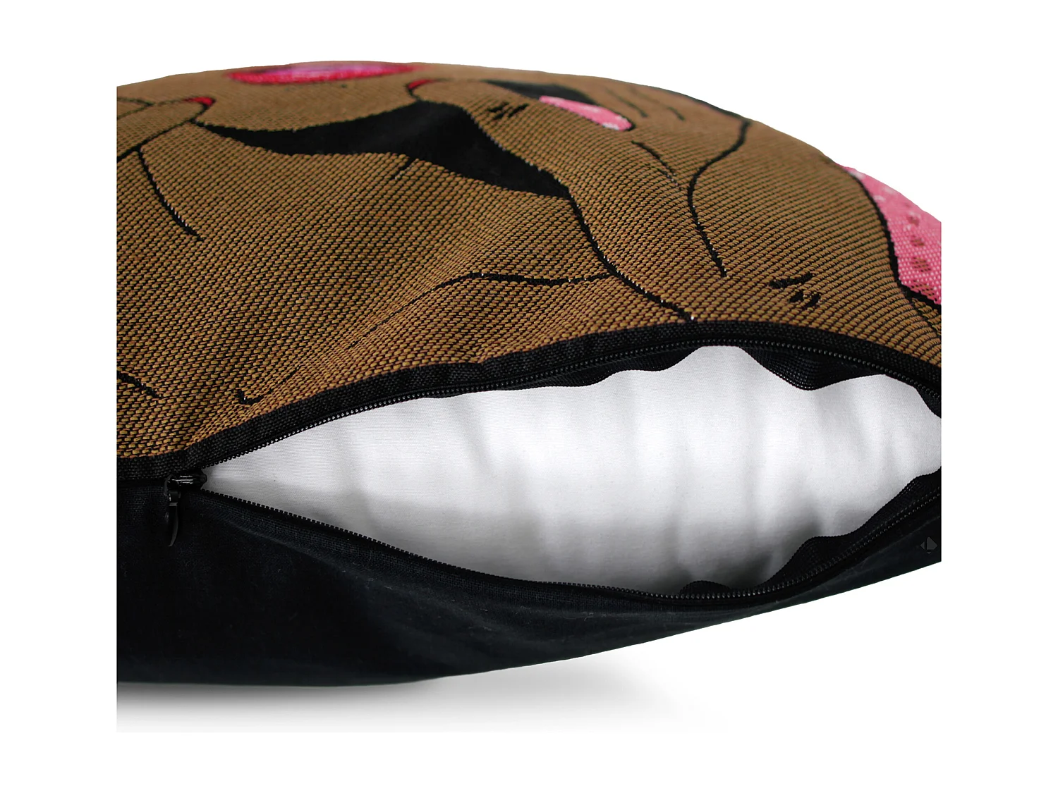 Housse de coussin 45x45 cm RHIANA Rose