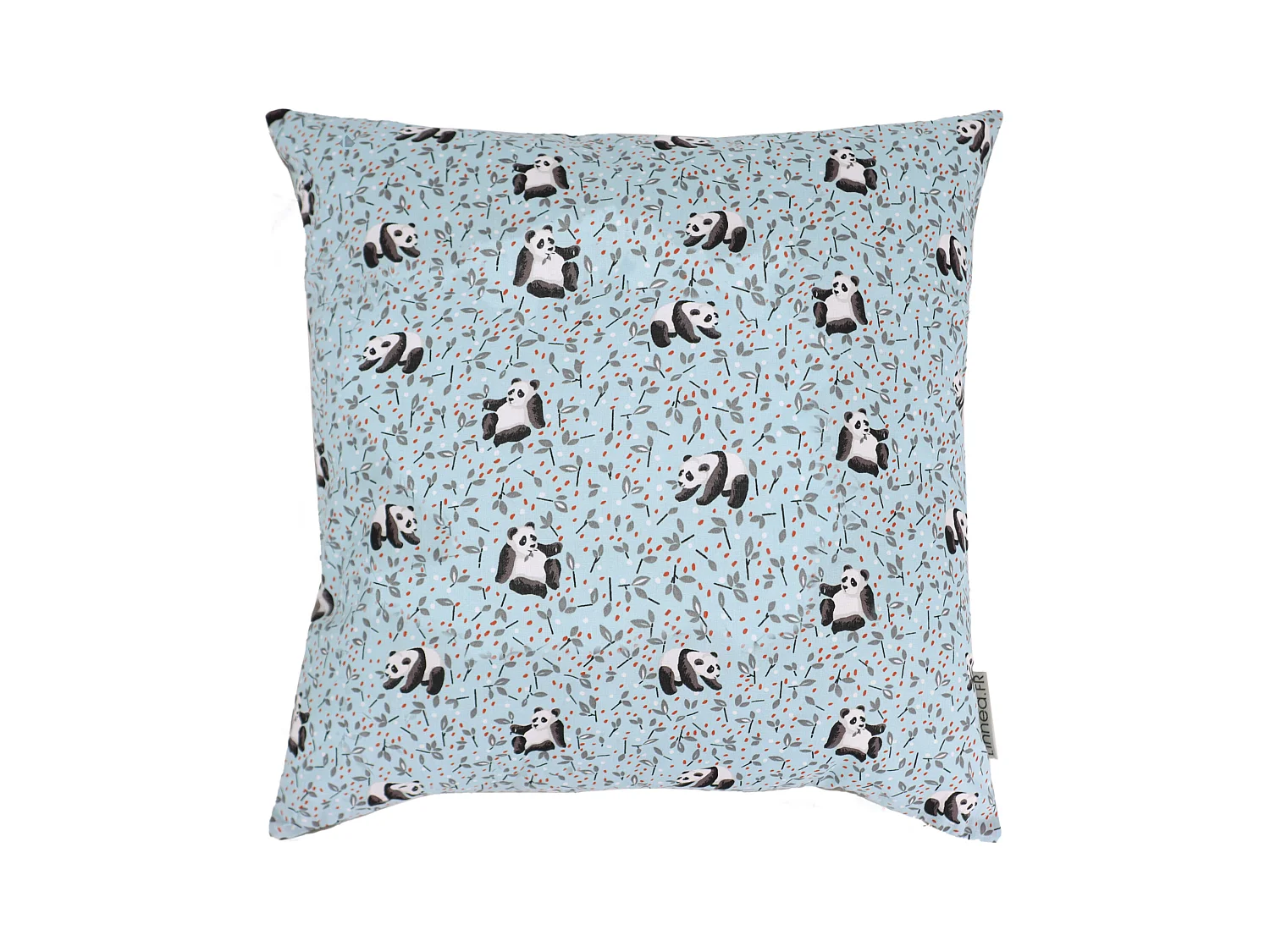 Housse de coussin 45x45 cm TAO bleu Céladon