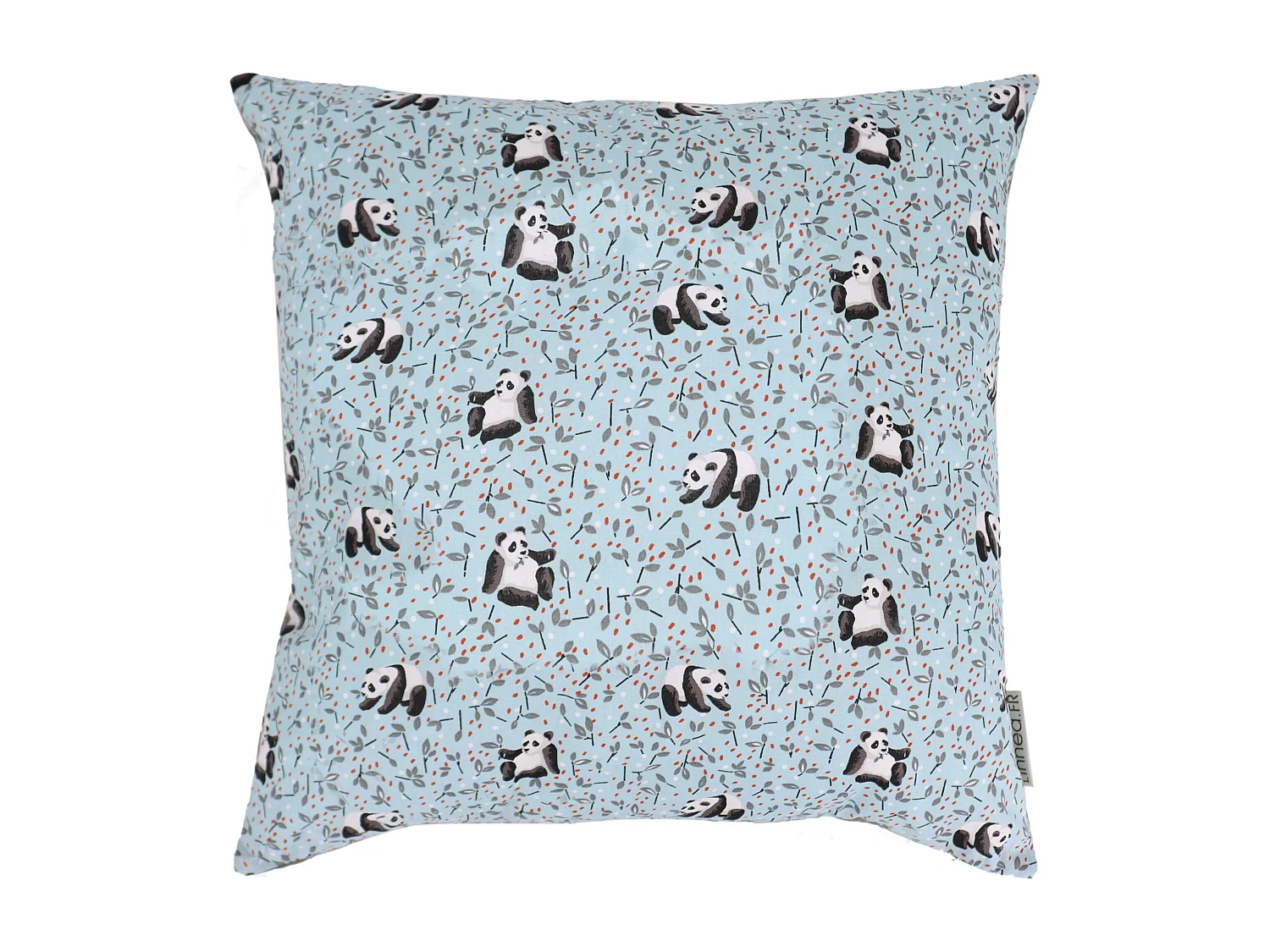 Housse de coussin 45x45 cm TAO bleu Céladon