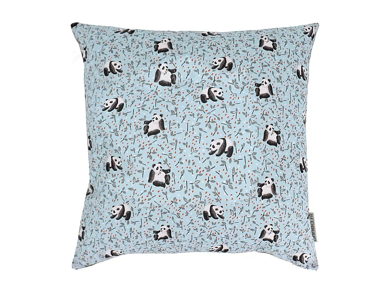 Housse de coussin 45x45 cm TAO bleu Céladon
