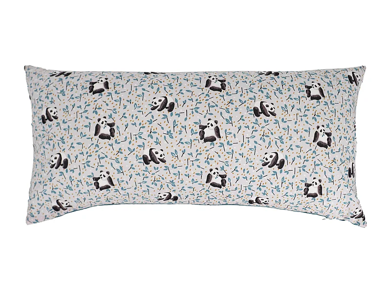 Housse de coussin 30x60 cm TAO gris Perle