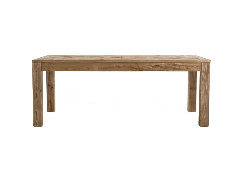 Table de repas rectangulaire 200 cm en bois massif recyclé - CHALET