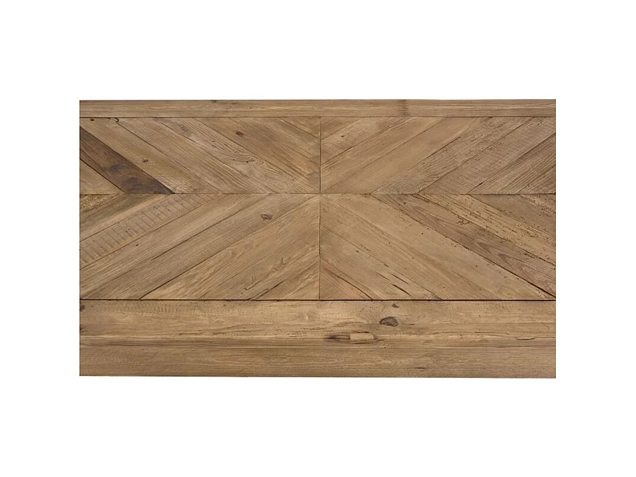 Table de repas rectangulaire 200 cm en bois massif recyclé - CHALET