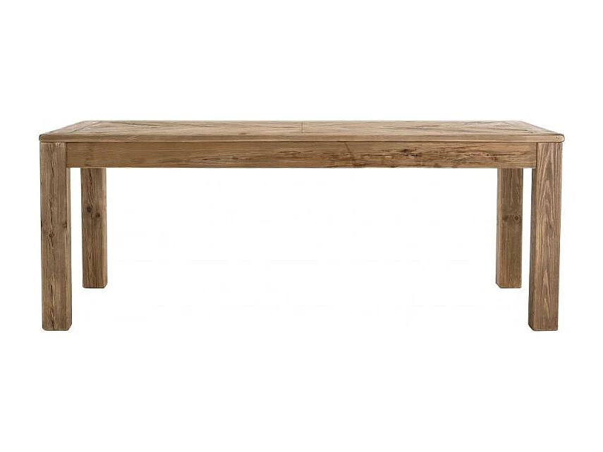 Table de repas rectangulaire 200 cm en bois massif recyclé - CHALET