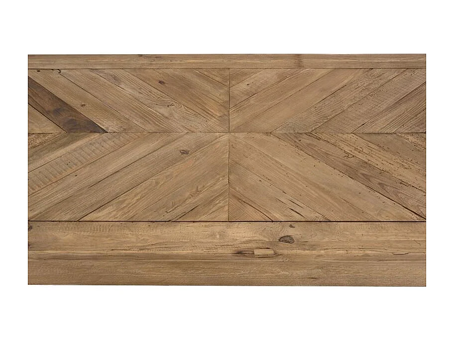 Table de repas rectangulaire 200 cm en bois massif recyclé - CHALET