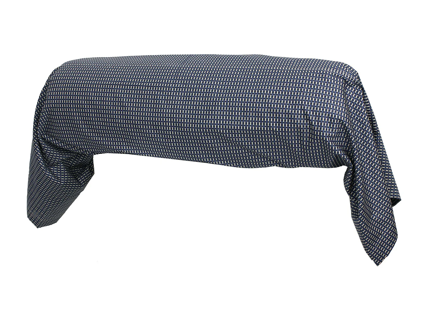 Taie de traversin 240x43 cm satin de coton ENZO bleu