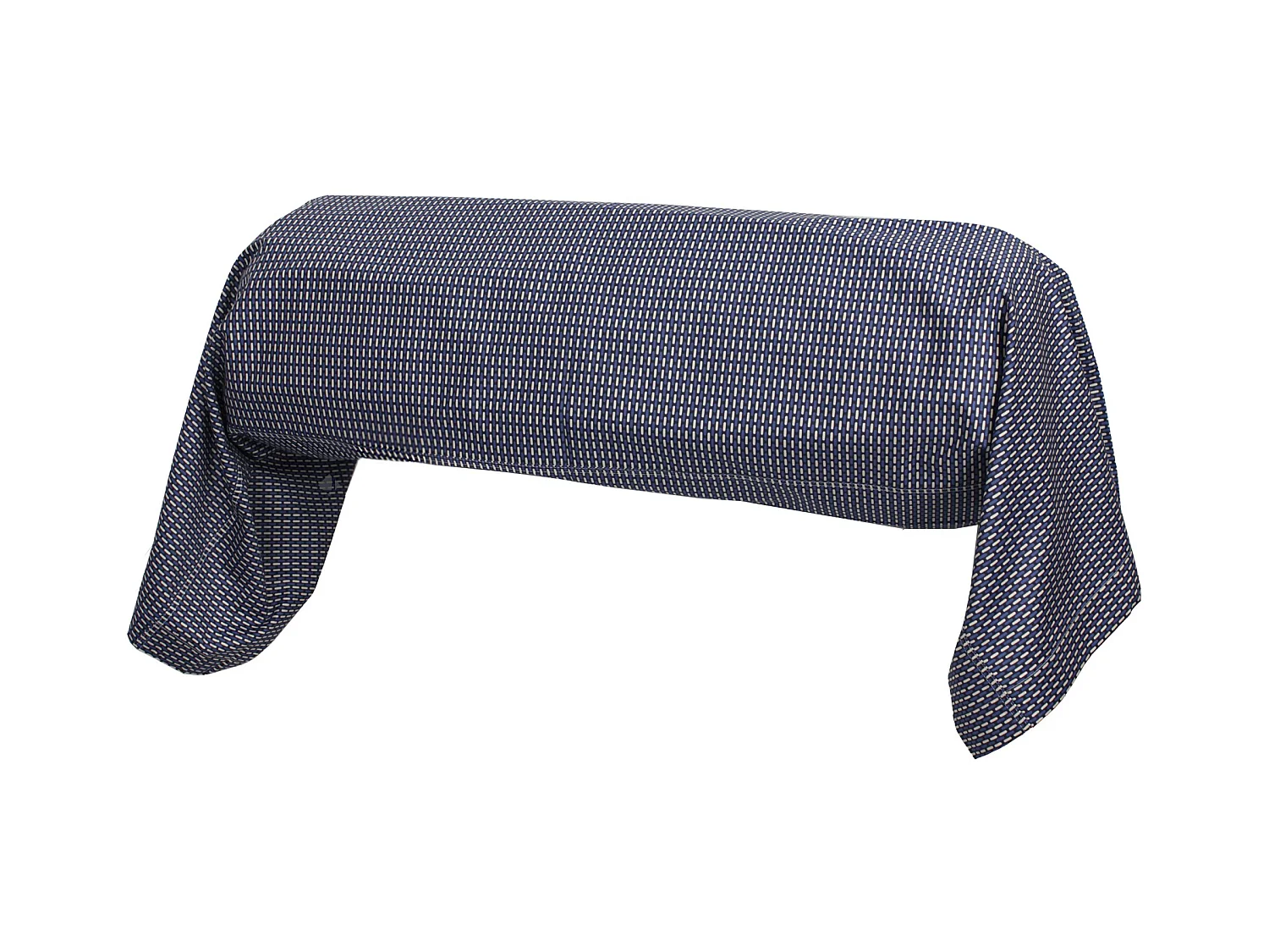 Taie de traversin 200x43 cm satin de coton ENZO bleu