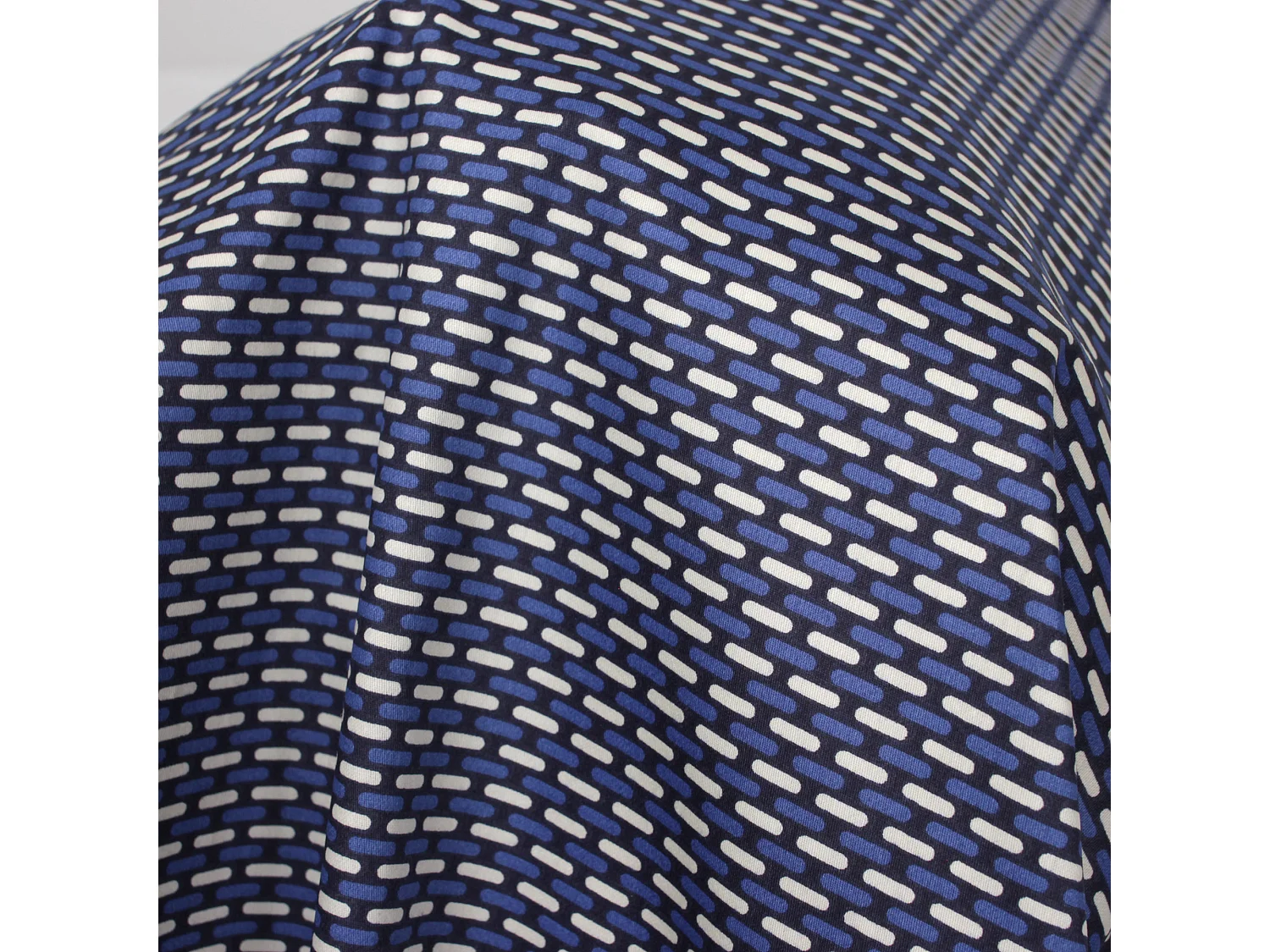 Taie de traversin 200x43 cm satin de coton ENZO bleu