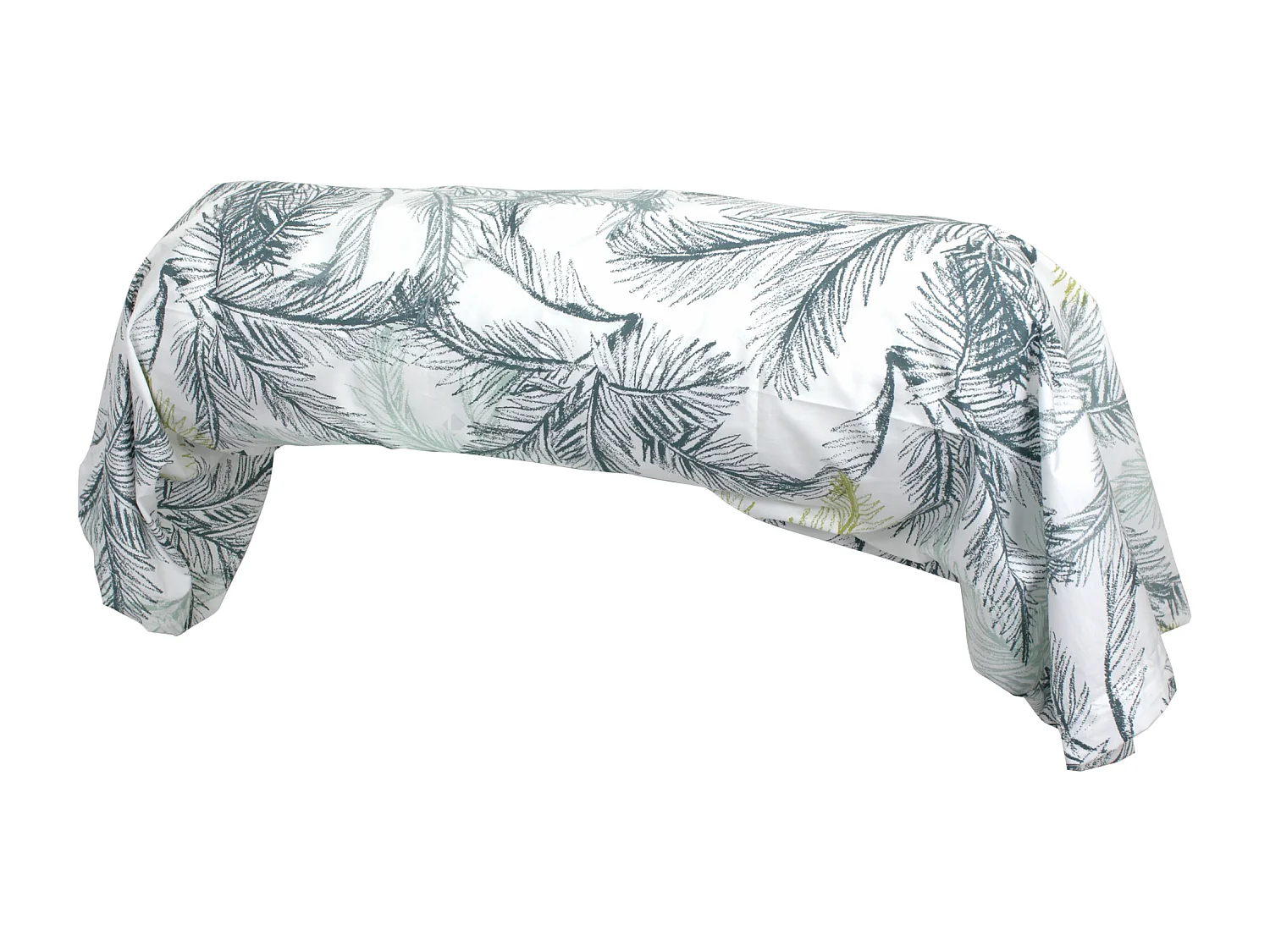 Taie de traversin 240x43 cm percale coton TRINIDAD mousson