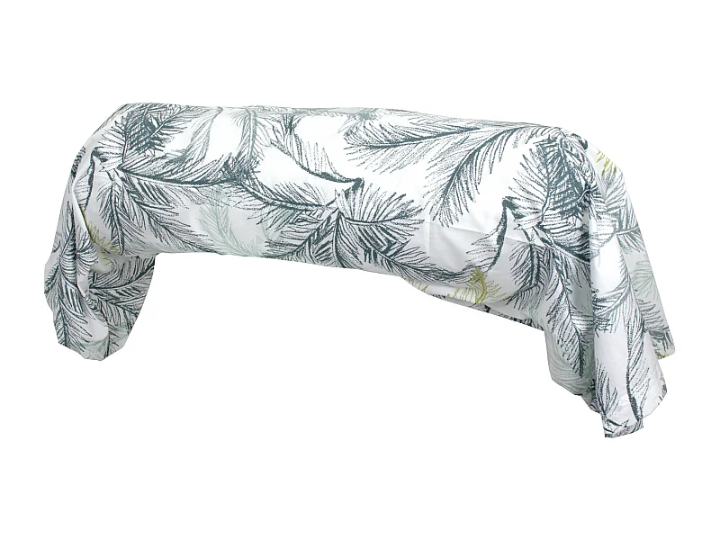 Taie de traversin 240x43 cm percale coton TRINIDAD mousson