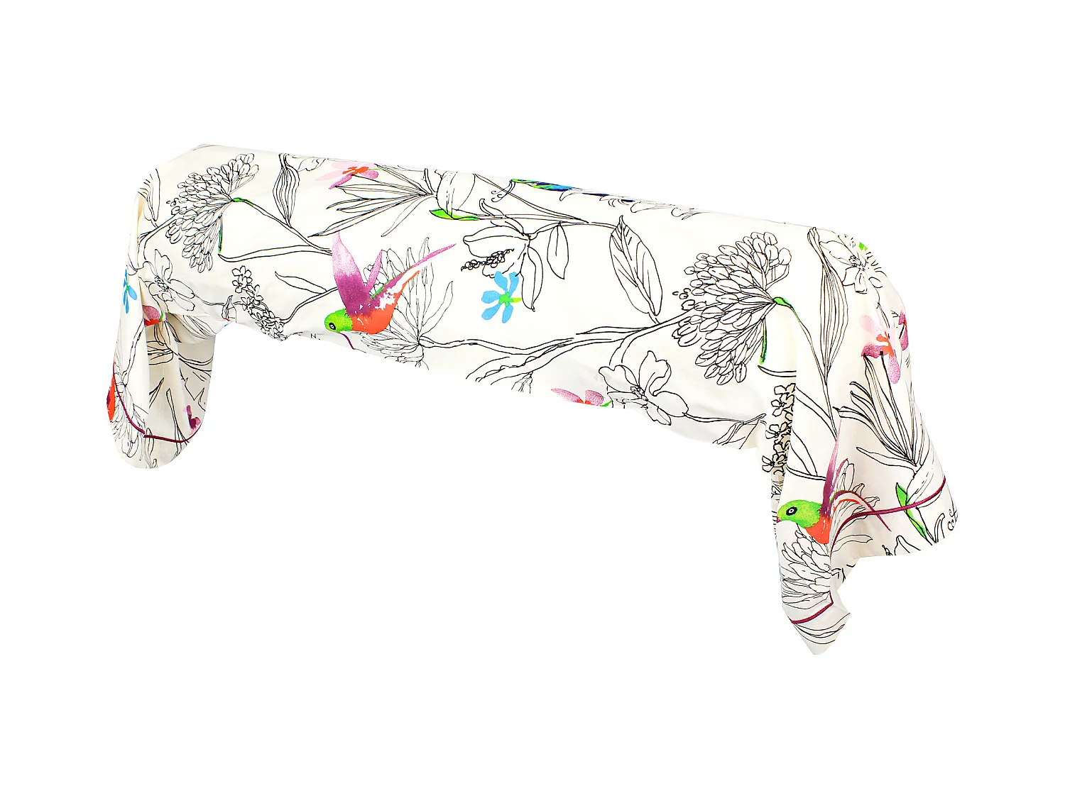 Taie de traversin 140x43 cm coton AMAZONIA ecru