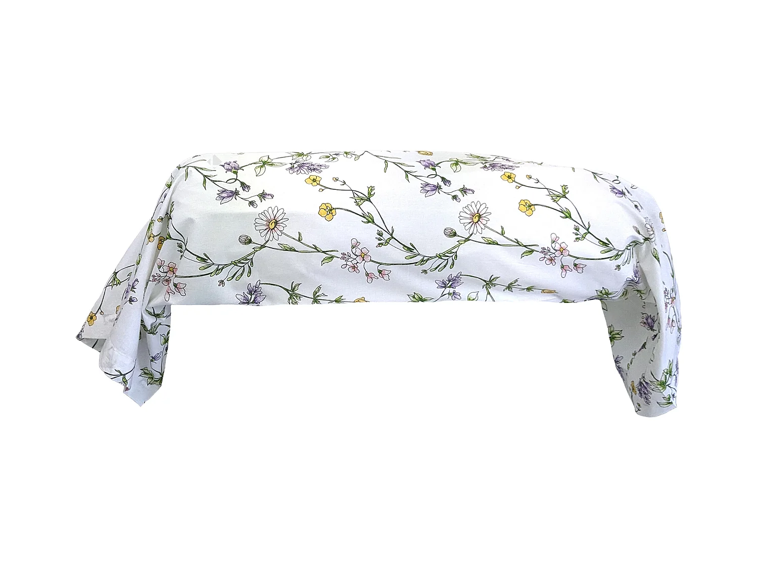 Taie de traversin 240x43 cm coton FOLIFLORA Blanc