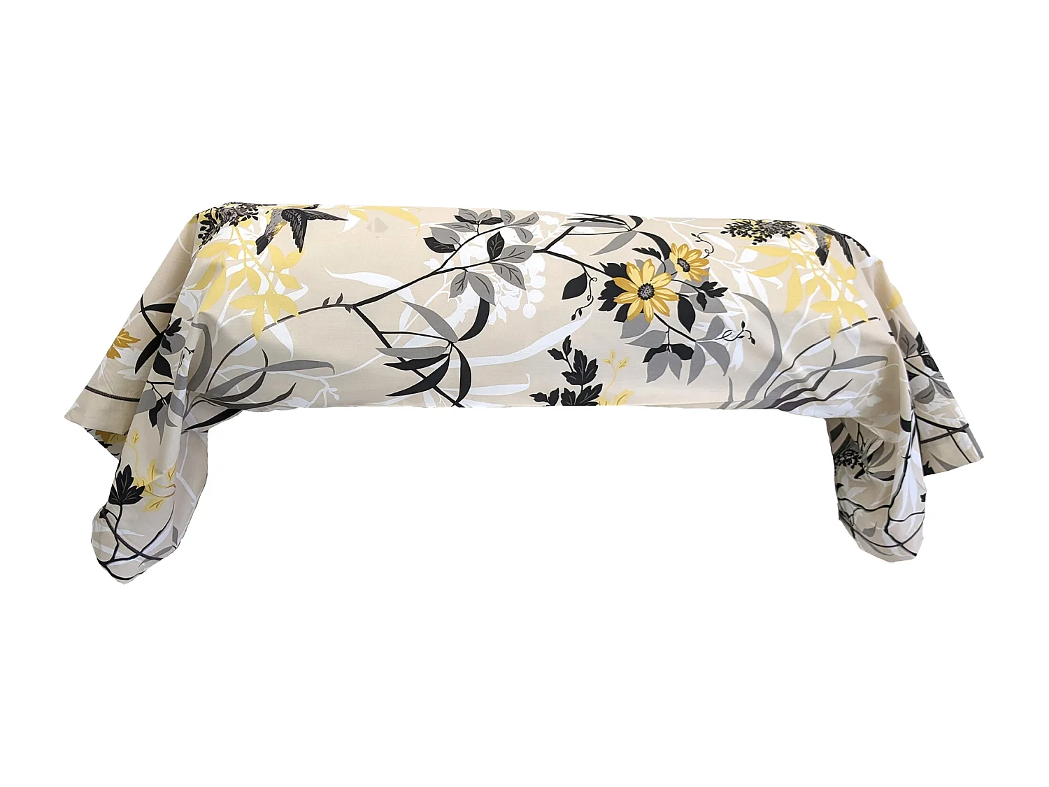 Taie de traversin 140x43 cm percale coton ASIA Beige