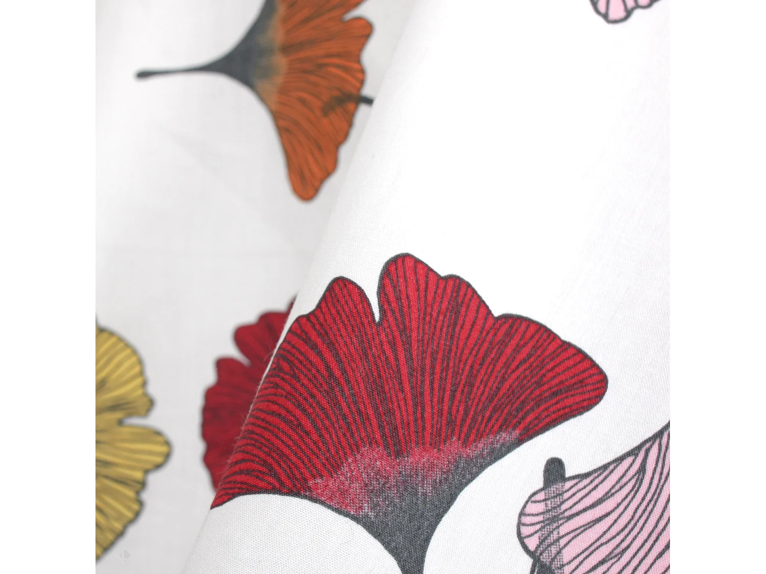 Taie de traversin 200x43 cm Percale pur coton GINKGO Rose