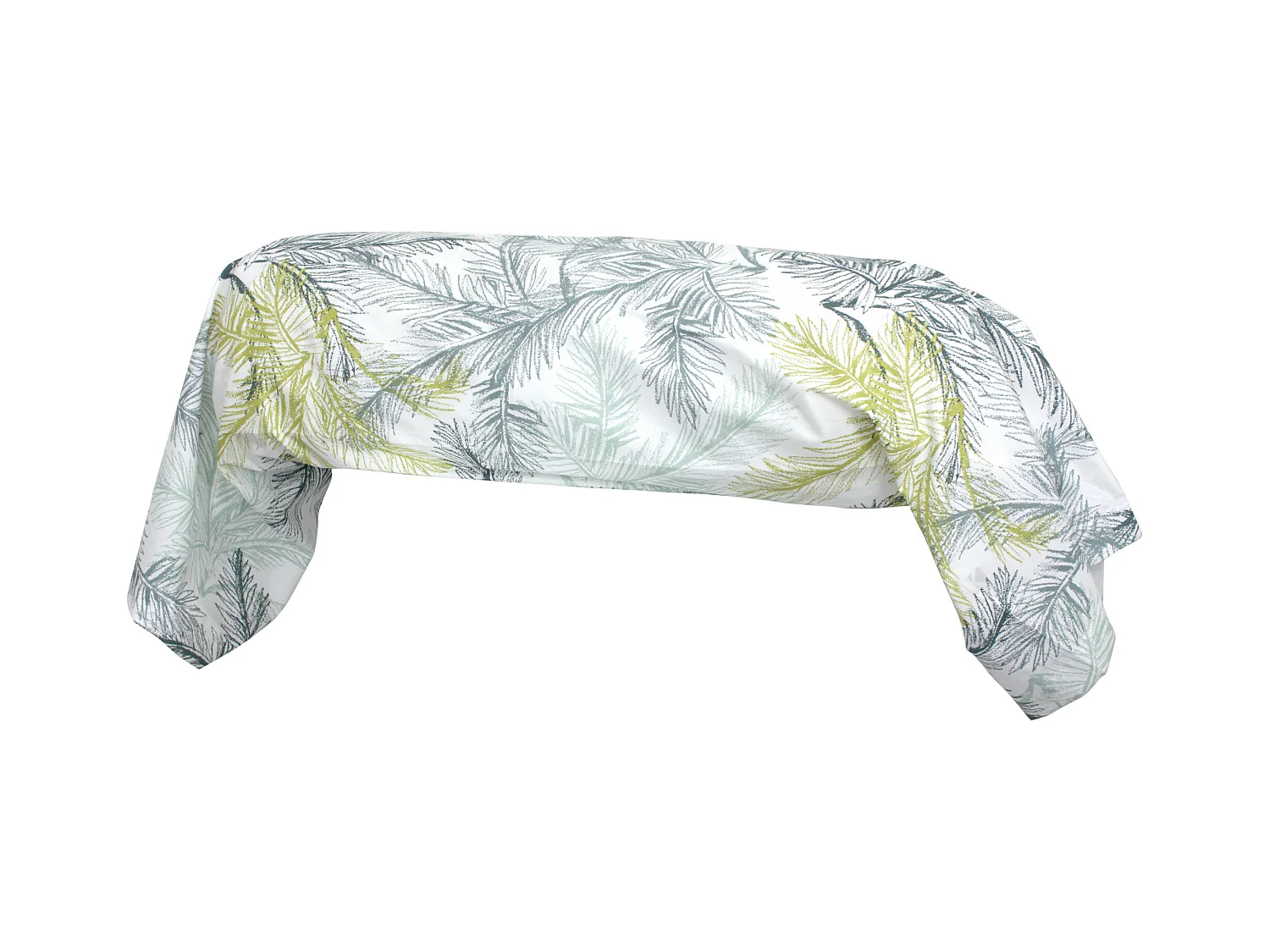 Taie de traversin 140x43 cm percale coton TRINIDAD mousson