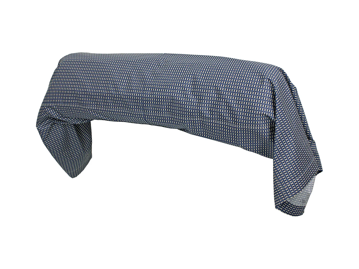 Taie de traversin 140x43 cm satin de coton ENZO bleu