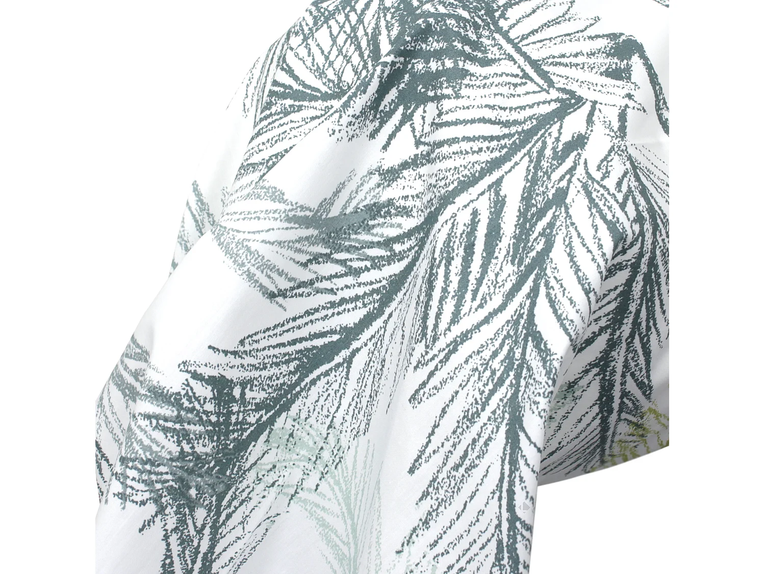 Taie de traversin 200x43 cm percale coton TRINIDAD mousson