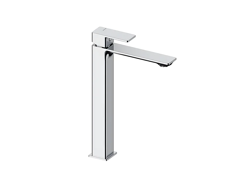 Grifo monomando alto para lavabo CUBO 2 colores