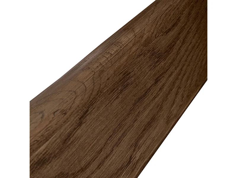 Table basse ronde en bois brun D.90 cm avec 3 pieds inclinés - ZARA