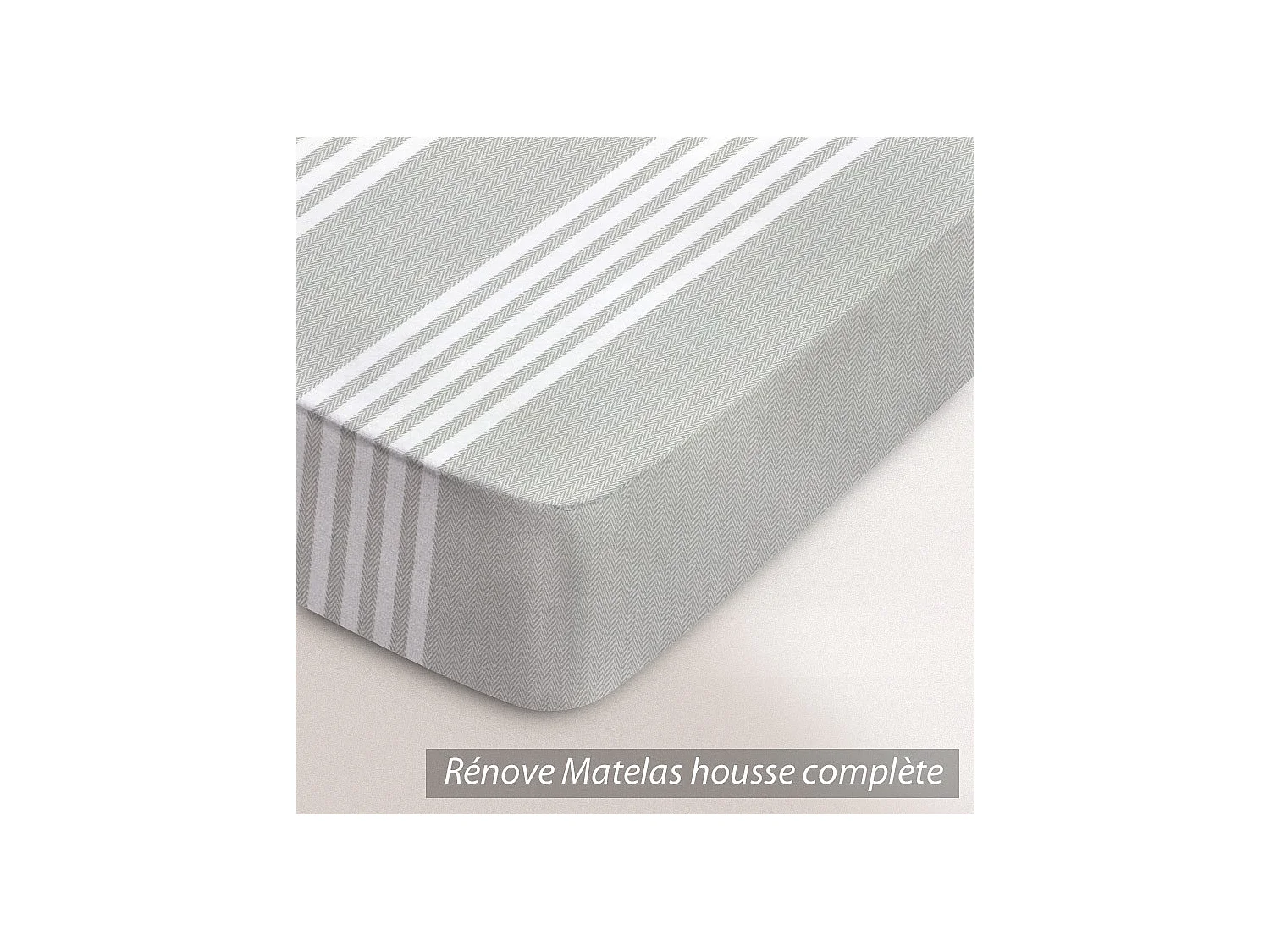 Rénove matelas Rubens housse 160x190cm matelas 14 à 18cm